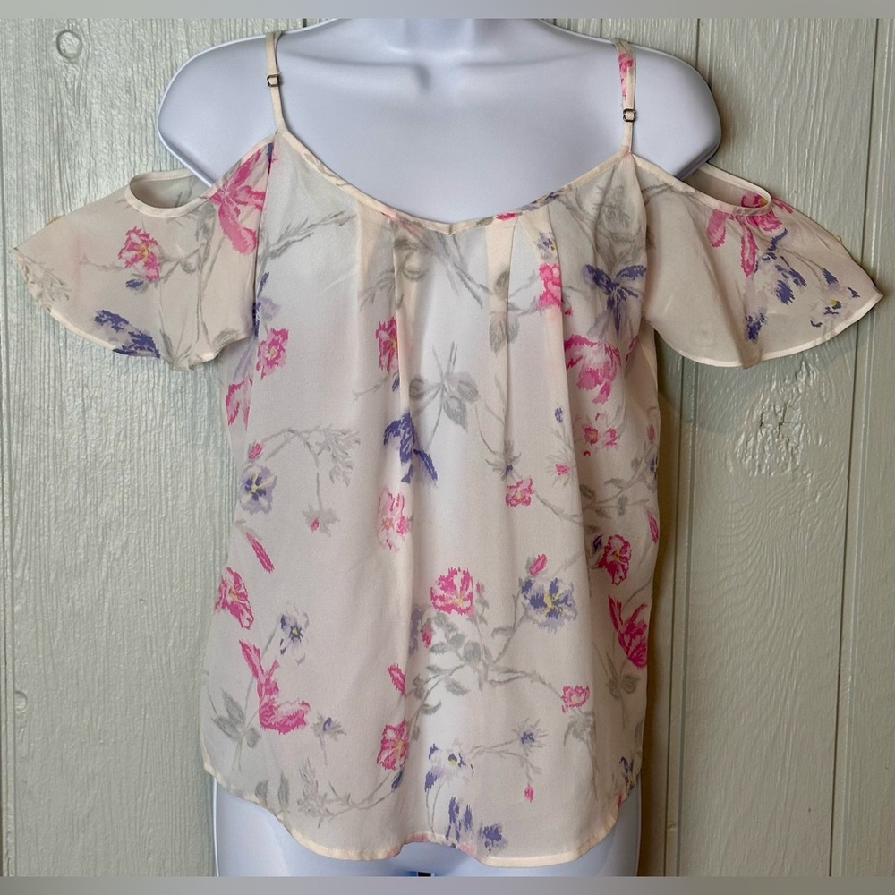 Joie 100% Silk Floral Blouse